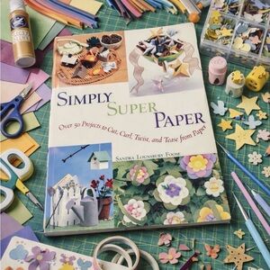BOOK Simply Super Paper 50 Projects Christmas Crafts DIY Gifts Invitations